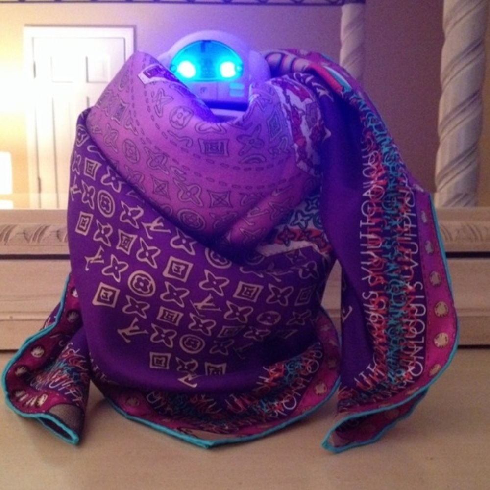 Louis Vuitton Map Square Scarf.